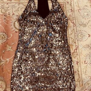 Sequin Halter sexy Dress